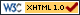 Valid XHTML